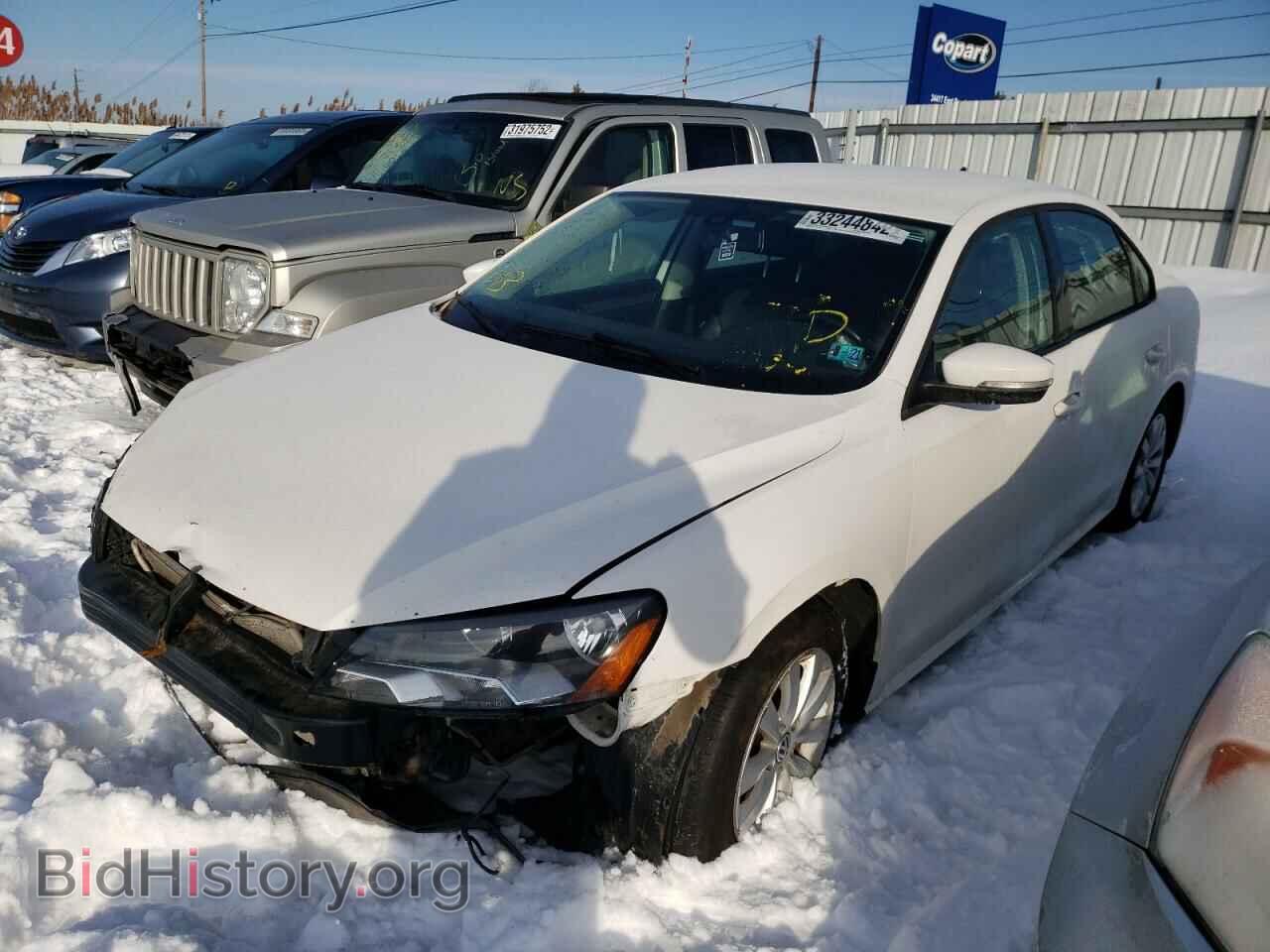 2014 VOLKSWAGEN PASSAT - VIN: 1VWAP7A33EC003835 - Фото 2