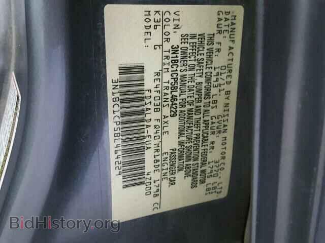 2011 NISSAN VERSA - VIN: 3N1BC1CP5BL464229 - Фото 10