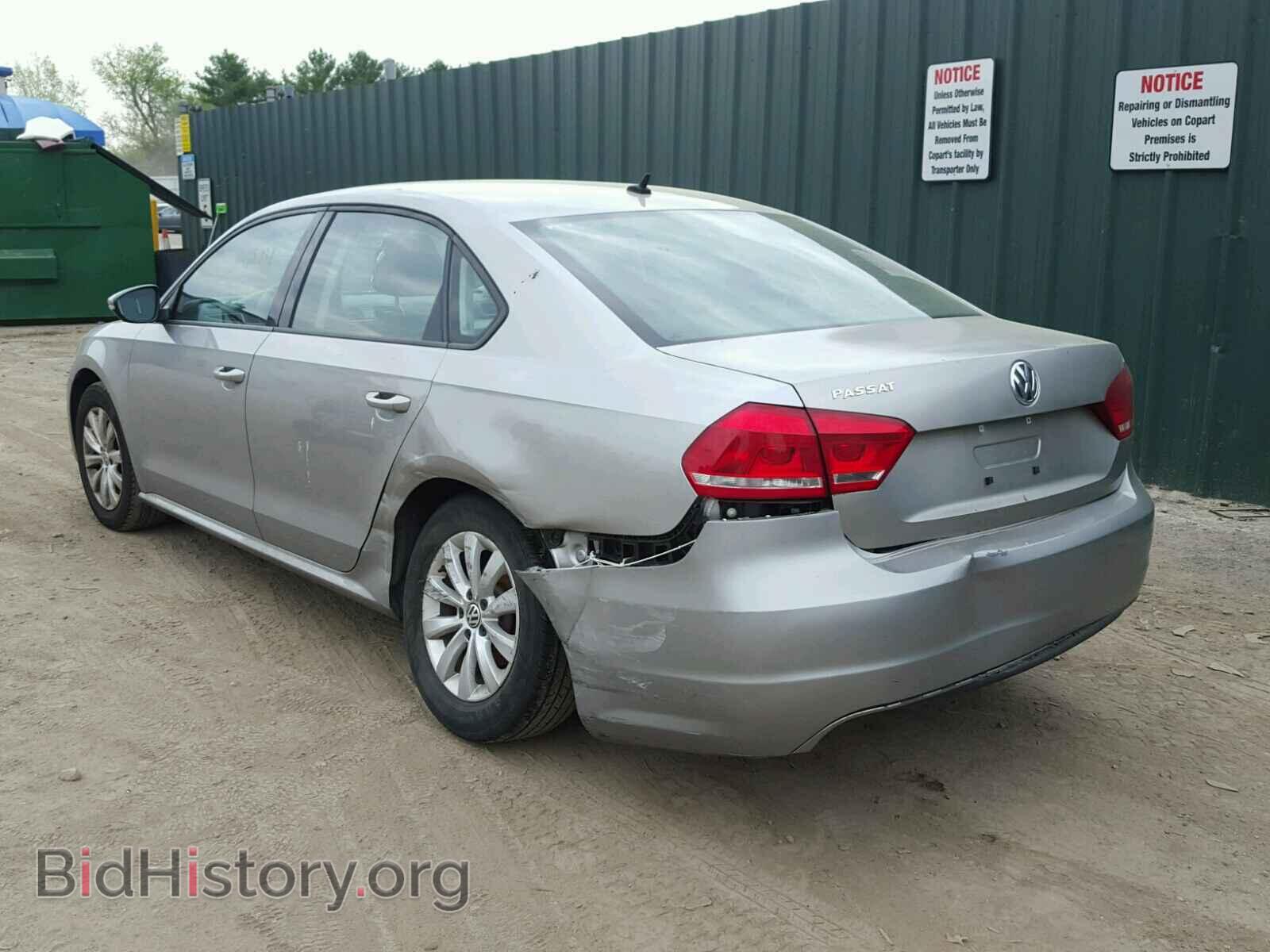 2012 VOLKSWAGEN PASSAT - VIN: 1VWAH7A32CC059727 - Фото 3