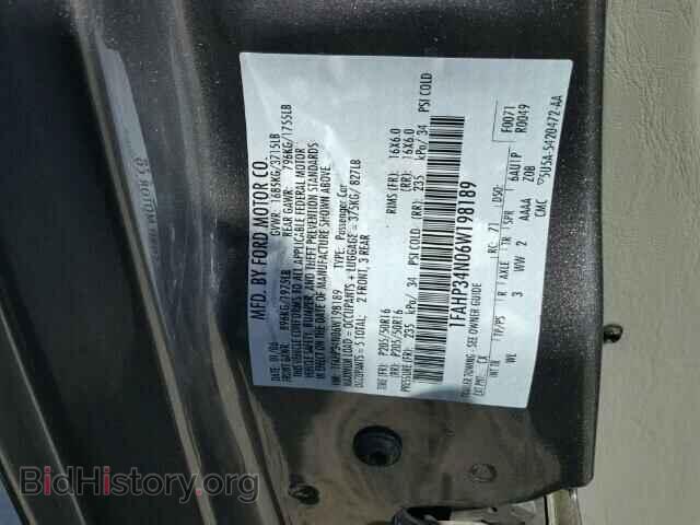 2006 FORD FOCUS - VIN: 1FAHP34N06W198189 - Фото 10