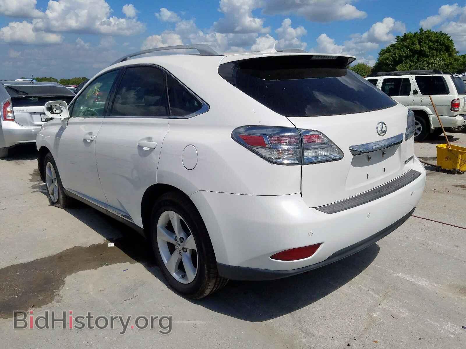 2012 LEXUS RX350 - VIN: 2T2BK1BAXCC138102 - Фото 3