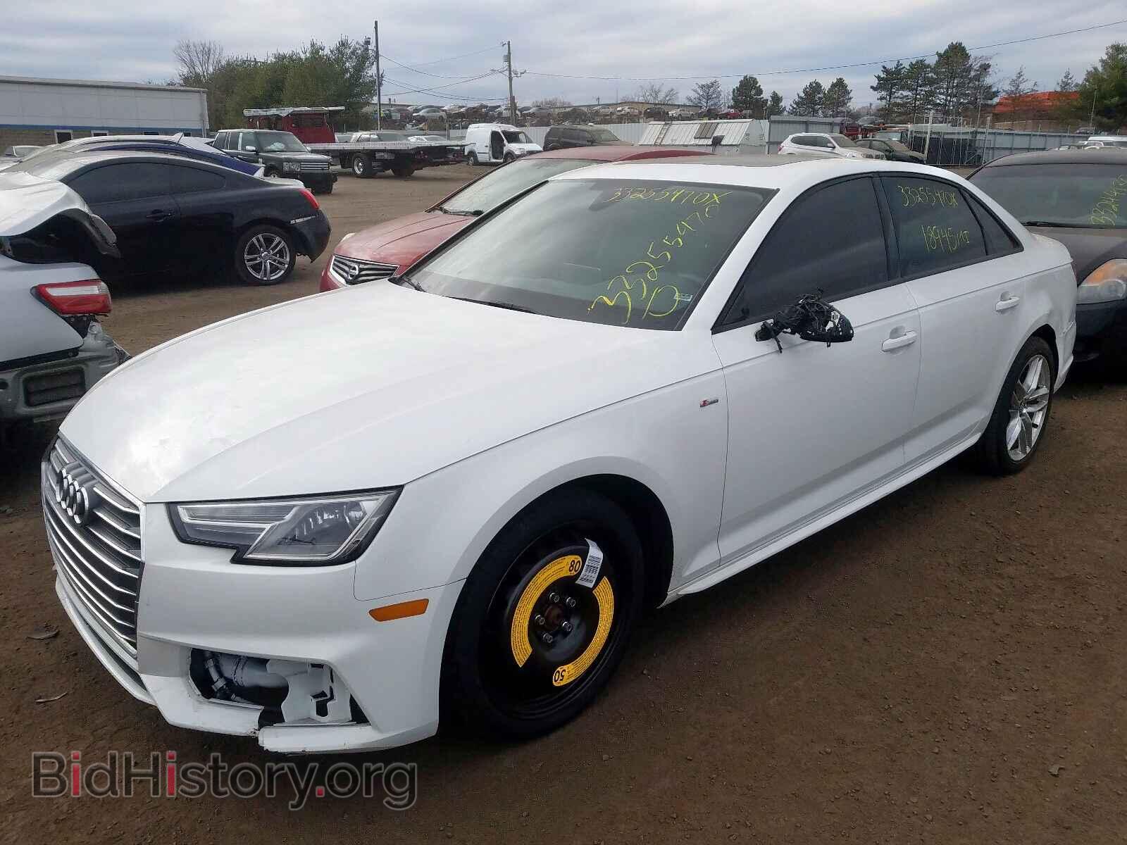 2017 AUDI A4 - VIN: WAUDNAF41HN054485 - Фото 2