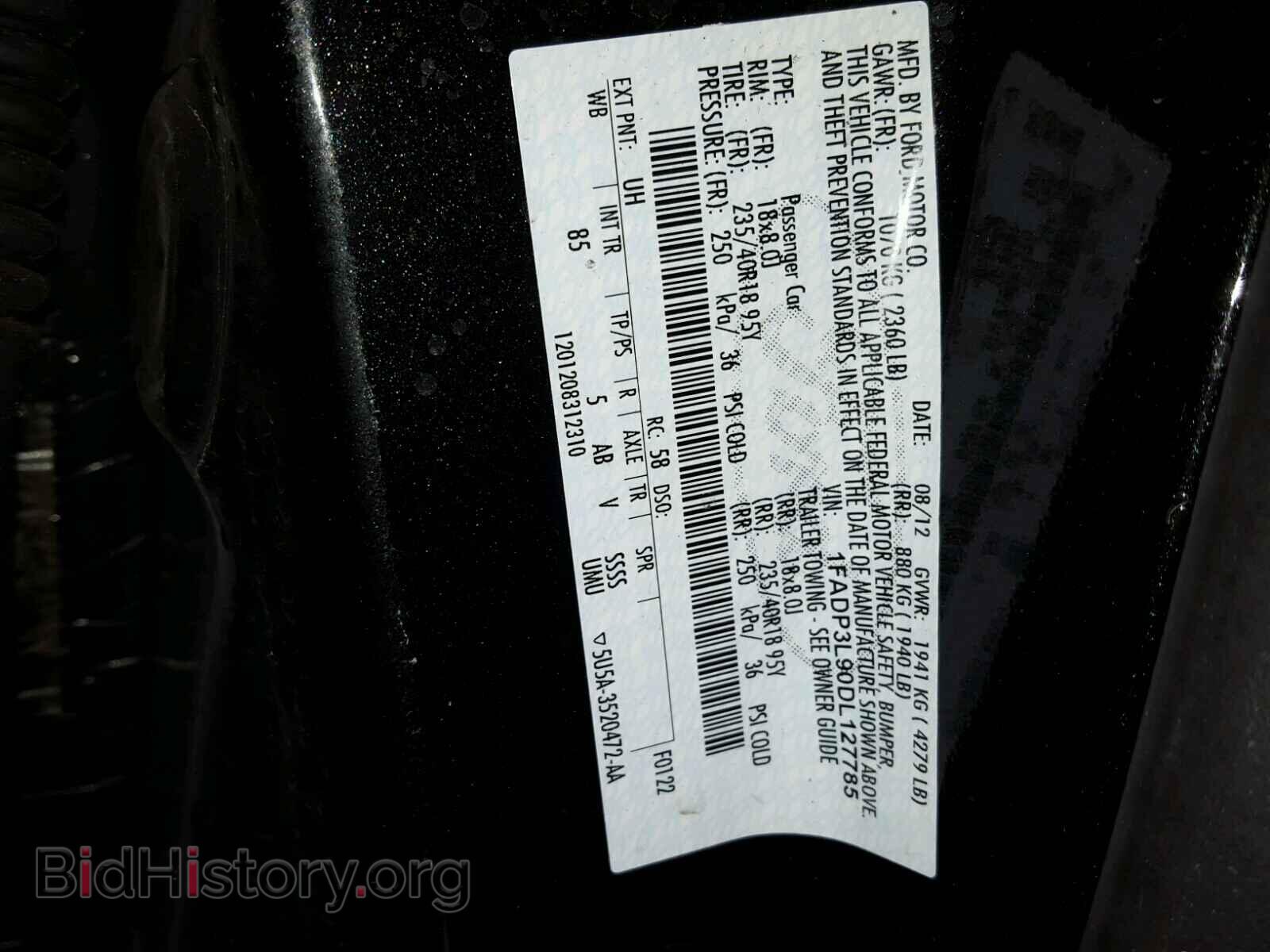 2013 FORD FOCUS - VIN: 1FADP3L90DL127785 - Photo 10