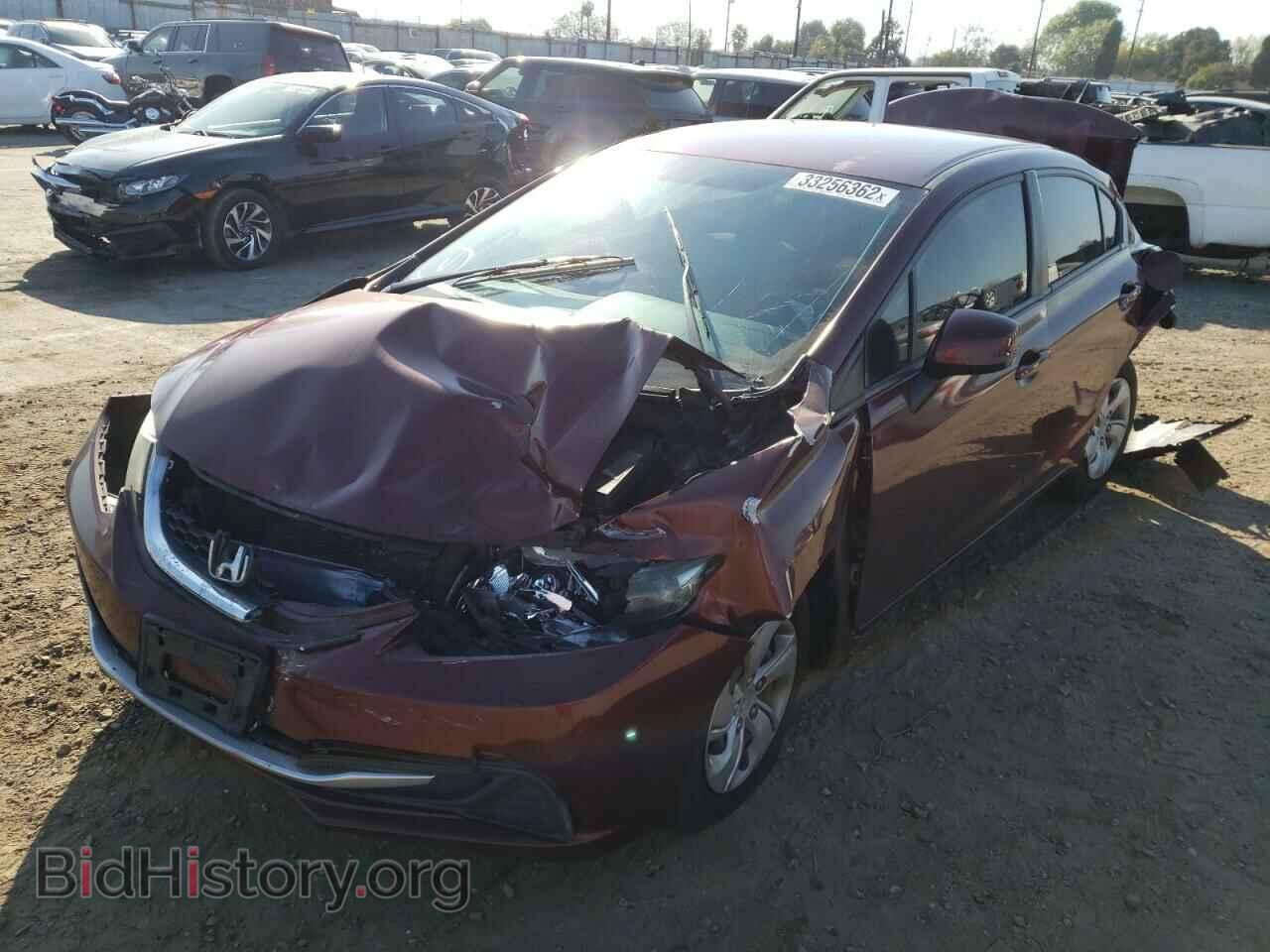 2013 HONDA CIVIC - VIN: 2HGFB2F58DH511008 - Фото 2