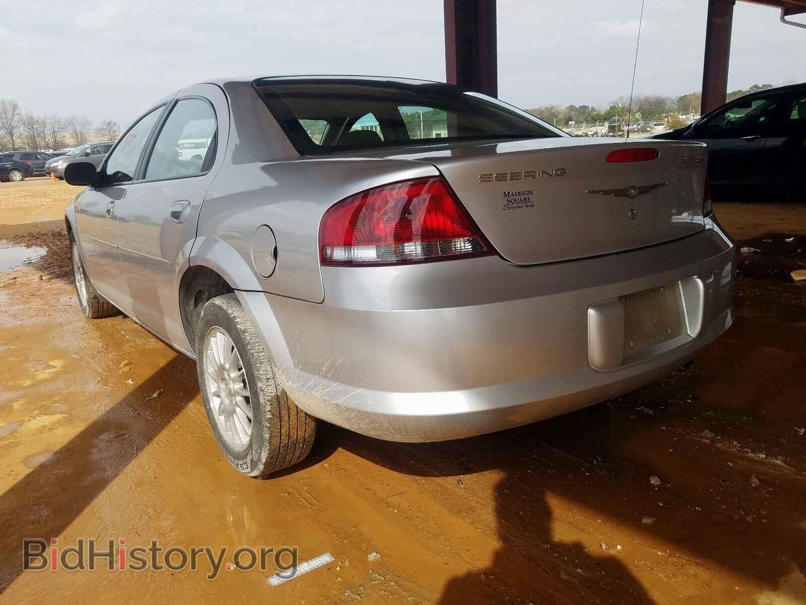 2004 CHRYSLER SEBRING - VIN: 1C3EL56R24N307196 - Фото 3