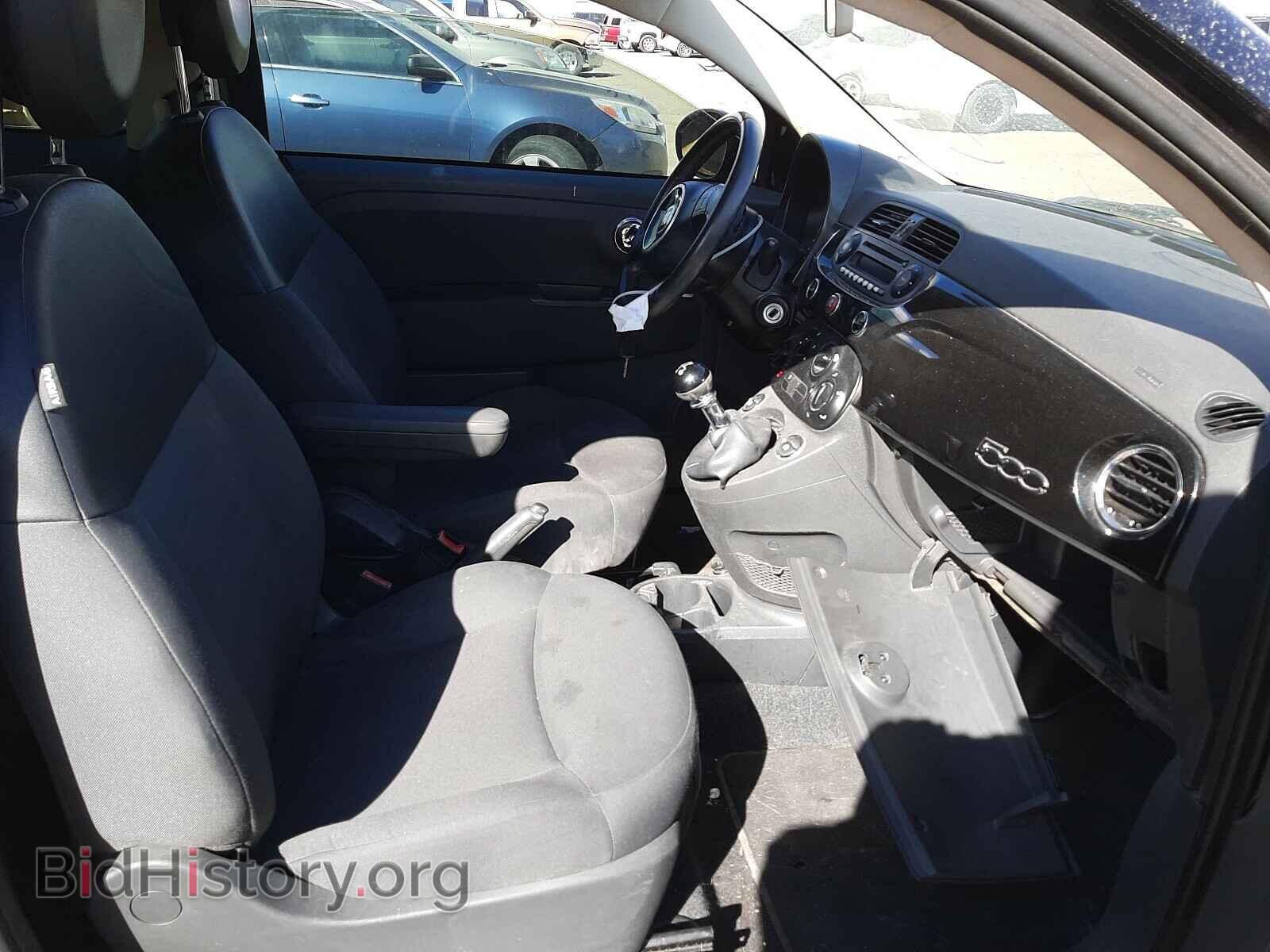 2012 FIAT 500 - VIN: 3C3CFFAR2CT314000 - Фото 5