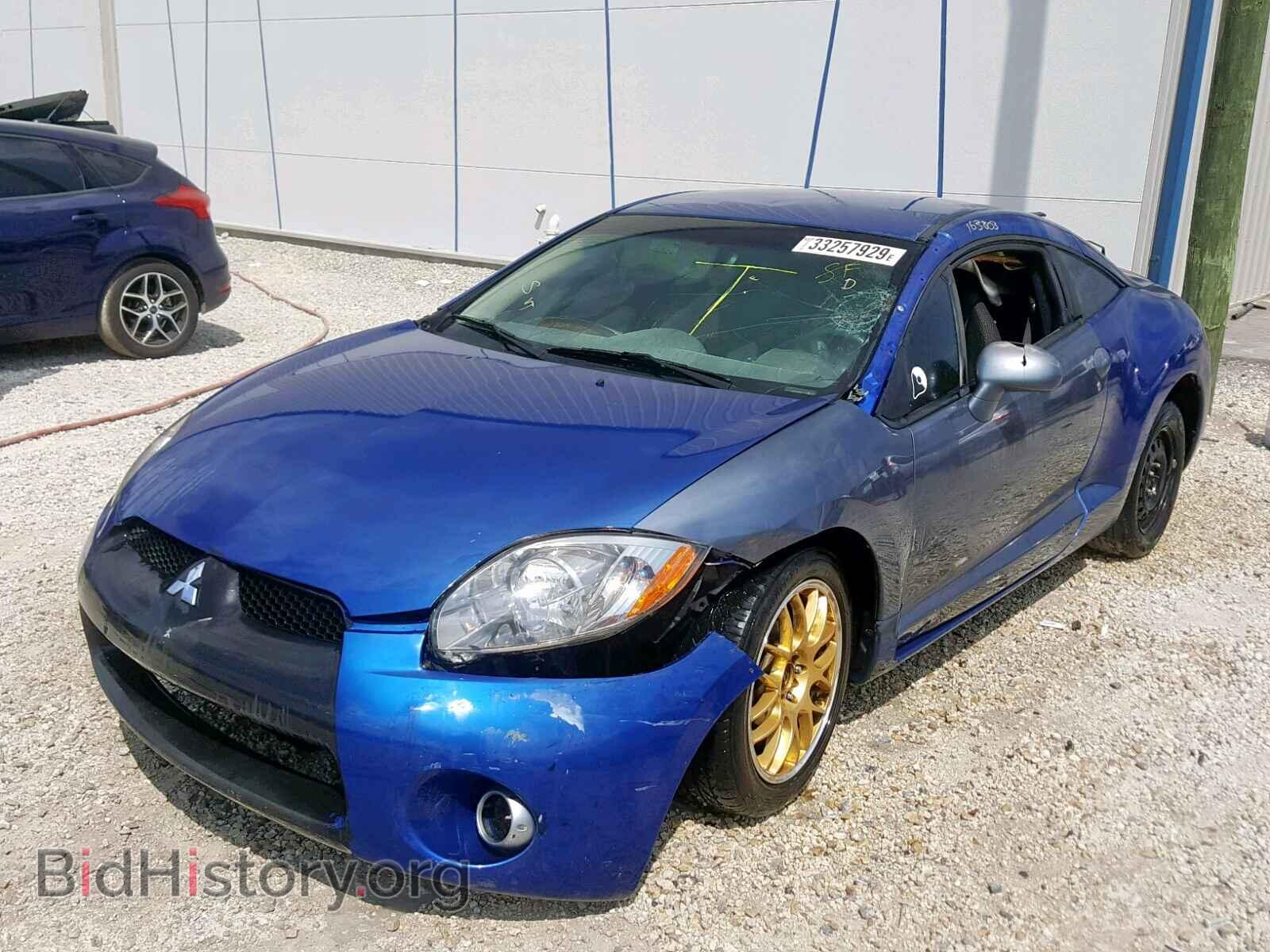 2006 MITSUBISHI ECLIPSE - VIN: 4A3AK34T06E046781 - Фото 2