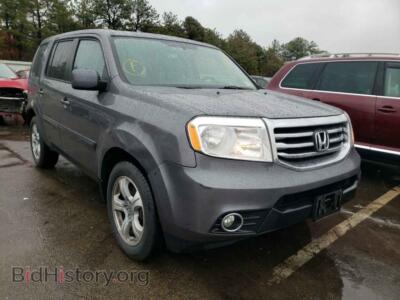 2014 Honda PILOT Pilot EXL, gray — VIN 5FNYF4H50EB012909, Copart