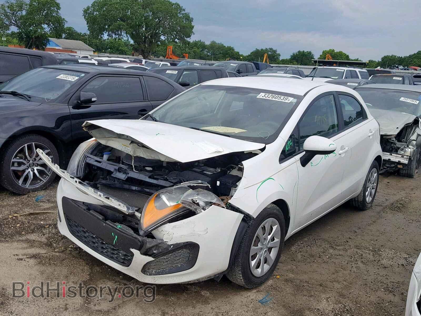 2013 KIA RIO - VIN: KNADM5A30D6236742 - Фото 2