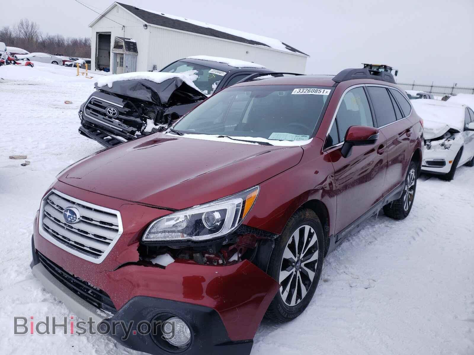 2016 SUBARU OUTBACK - VIN: 4S4BSBNC9G3233896 - Фото 2