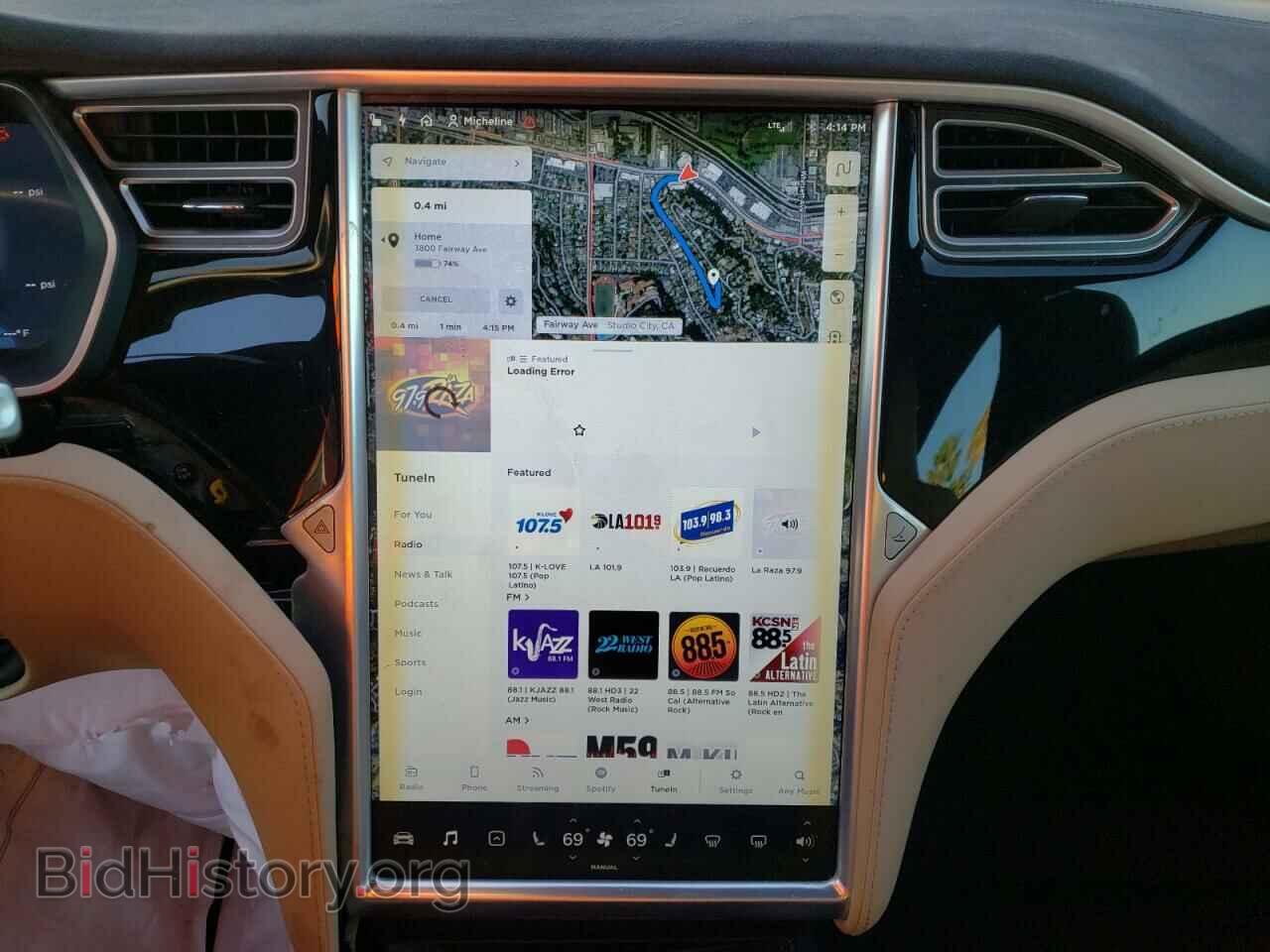 2015 TESLA MODEL S - VIN: 5YJSA1E19FF103585 - Фото 9
