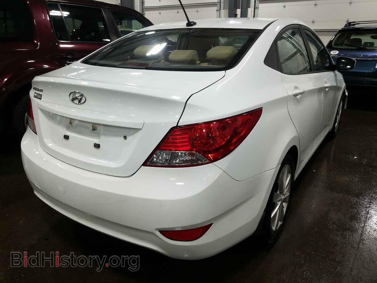 2012 HYUNDAI ACCENT - VIN: KMHCU4AE0CU117931 - Фото 4
