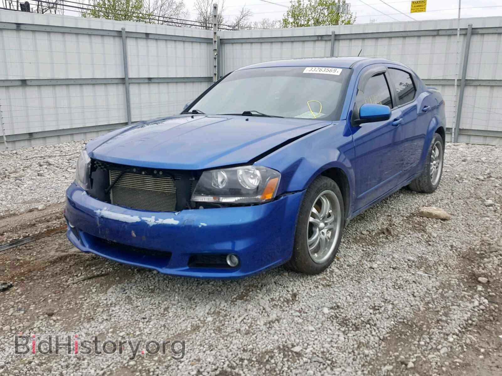2012 DODGE AVENGER - VIN: 1C3CDZEG6CN258661 - Фото 2