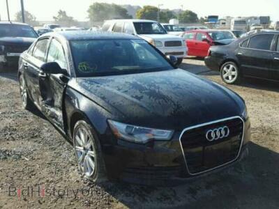 2014 Audi A6 A6 Premium, black — VIN WAUGFAFC4EN153847, Copart