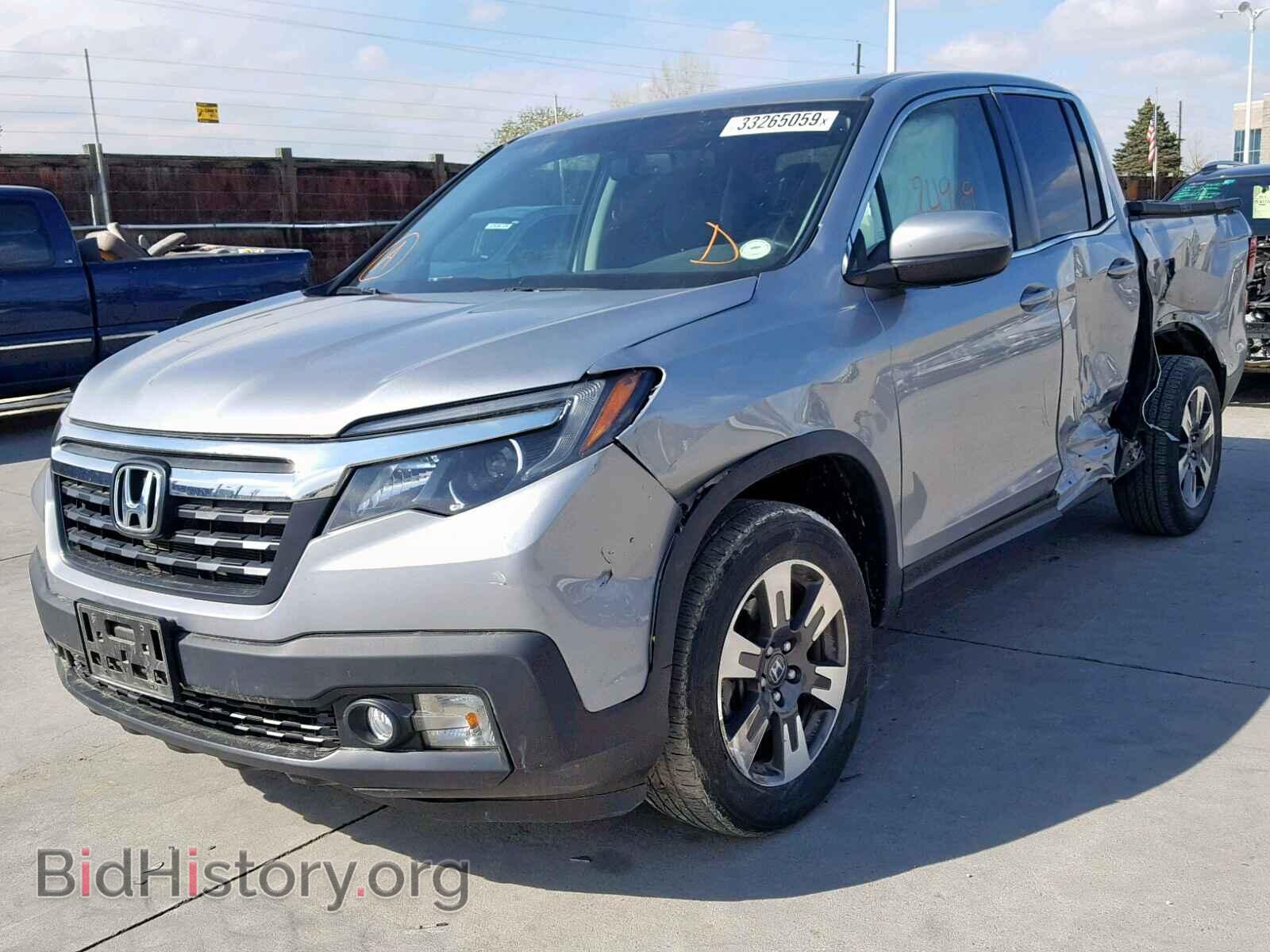 2017 HONDA RIDGELINE - VIN: 5FPYK3F69HB019080 - Фото 2