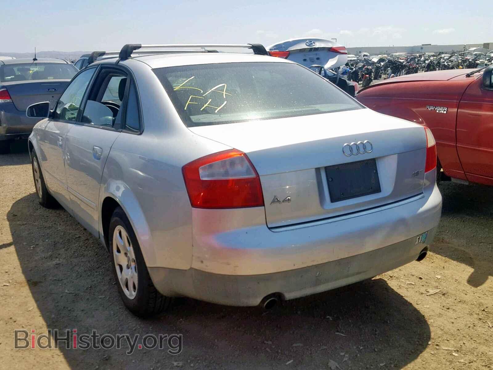 2002 AUDI A4 - VIN: WAUJC68E32A314119 - Фото 3