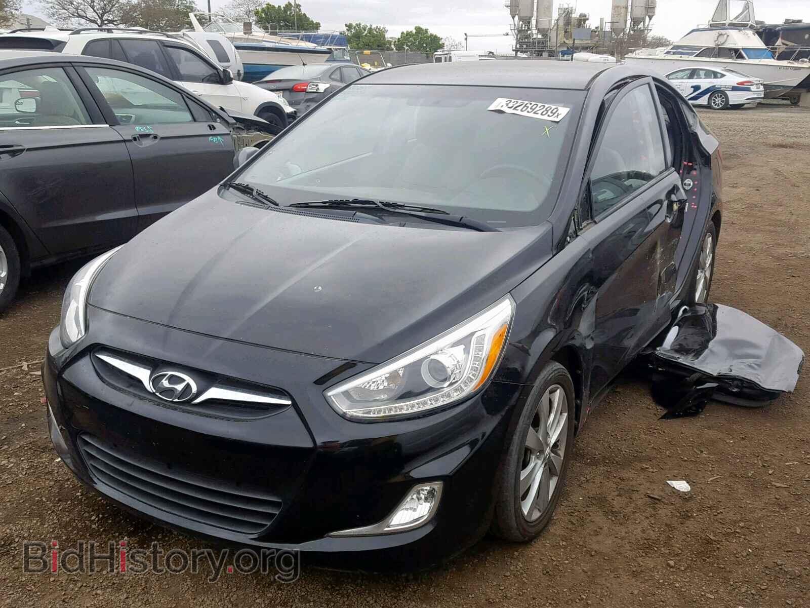 2014 HYUNDAI ACCENT - VIN: KMHCU4AE1EU624498 - Фото 2