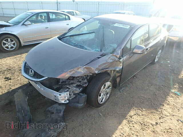 2013 HONDA CIVIC - VIN: 19XFB2F51DE201356 - Фото 2
