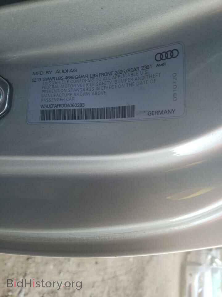 2013 AUDI A5 - VIN: WAUCFAFR0DA060283 - Фото 10