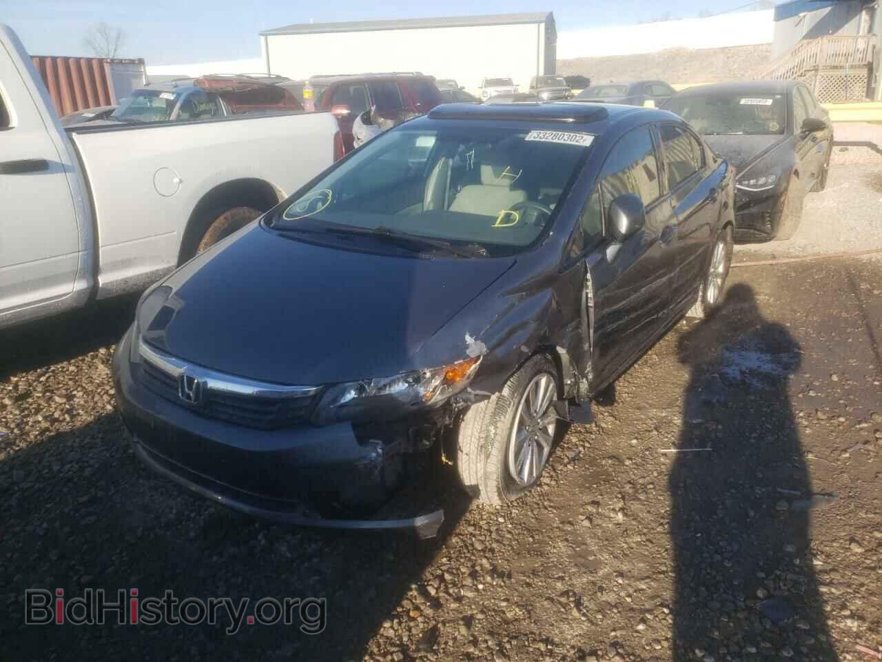 2012 HONDA CIVIC - VIN: 19XFB2F81CE066033 - Фото 2