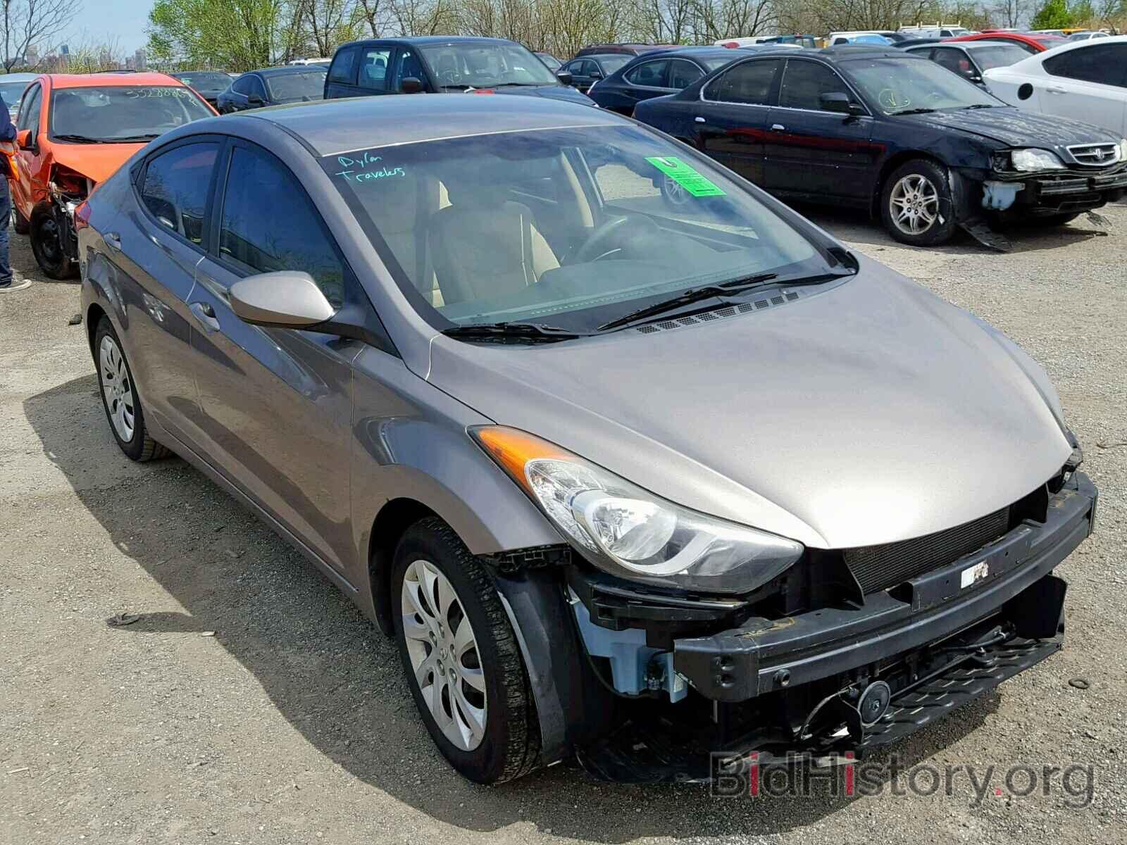 Photo 5NPDH4AE8BH051473 - HYUNDAI ELANTRA 2011