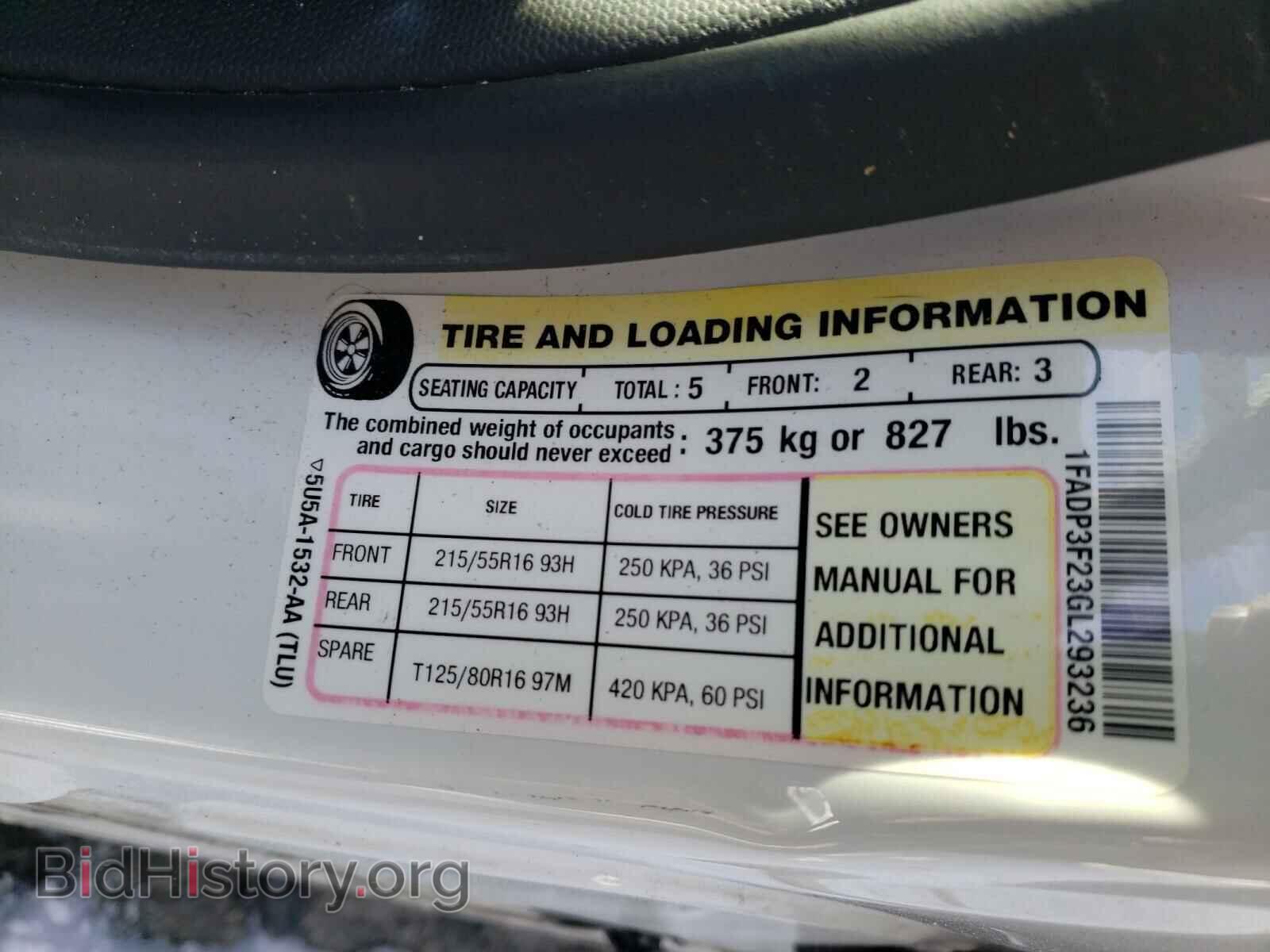 2016 FORD FOCUS - VIN: 1FADP3F23GL293236 - Photo 10