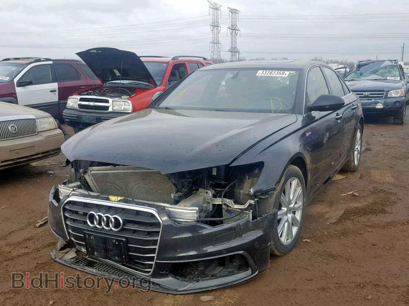 2014 AUDI A6 - VIN: WAUHGAFC2EN006475 - Фото 2