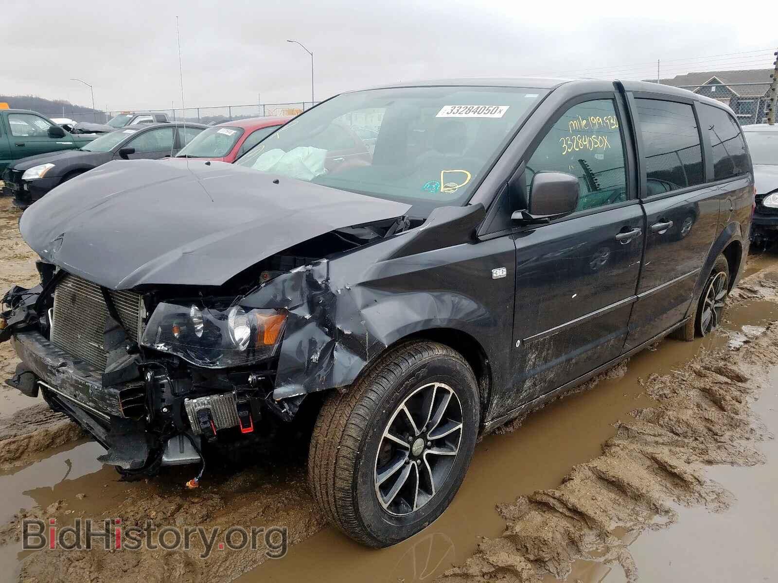 2014 DODGE CARAVAN - VIN: 2C4RDGCG3ER465723 - Фото 2