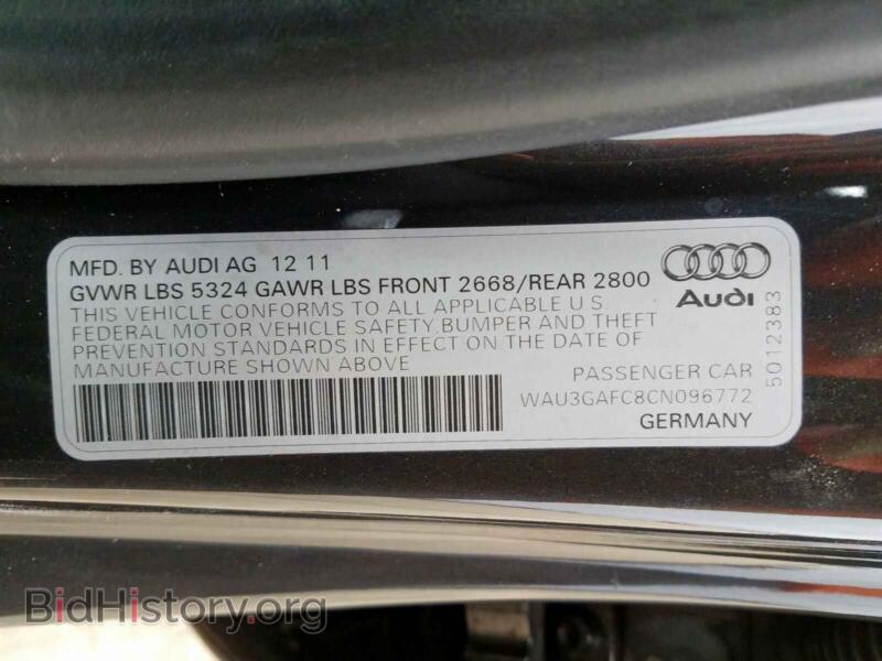 2012 Audi A7 (VIN WAU3GAFC8CN096772) — фото 10 из 10