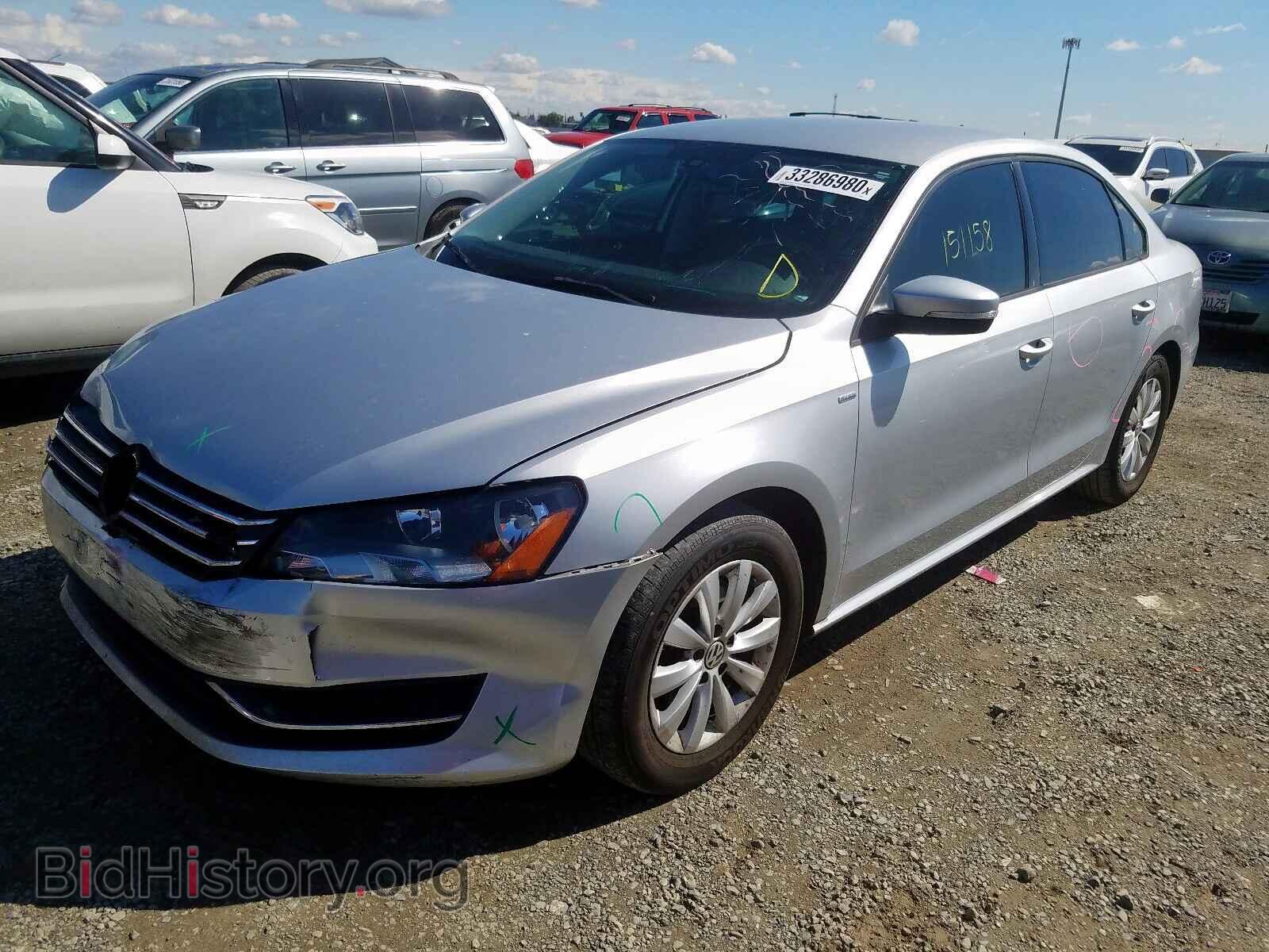 2014 VOLKSWAGEN PASSAT - VIN: 1VWAT7A37EC070045 - Фото 2