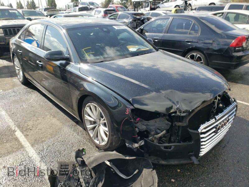2012 Audi A8 A8 L Quatt (VIN WAURVAFD2CN002216) — фото 1 из 10, Copart, повреждение: передняя часть