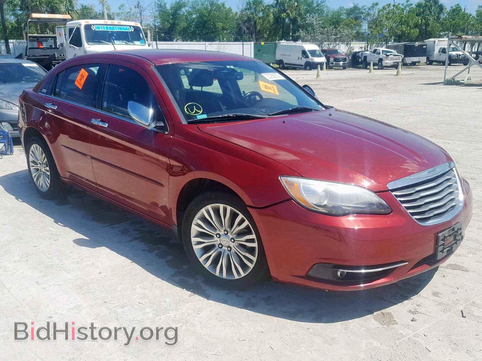 Фотография 1C3CCBCB7CN190968 - CHRYSLER 200 2012