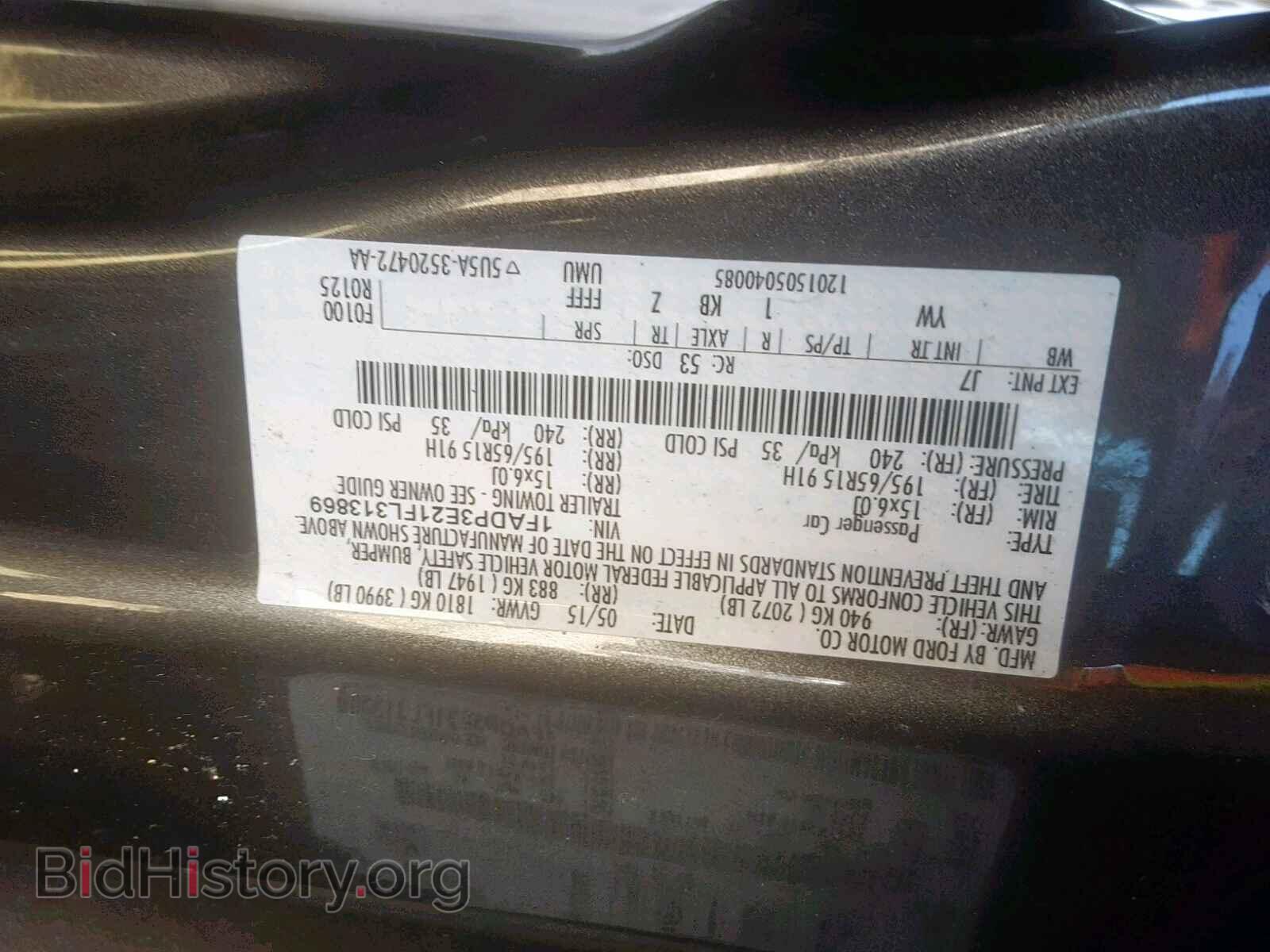 2015 FORD FOCUS - VIN: 1FADP3E21FL313869 - Photo 10