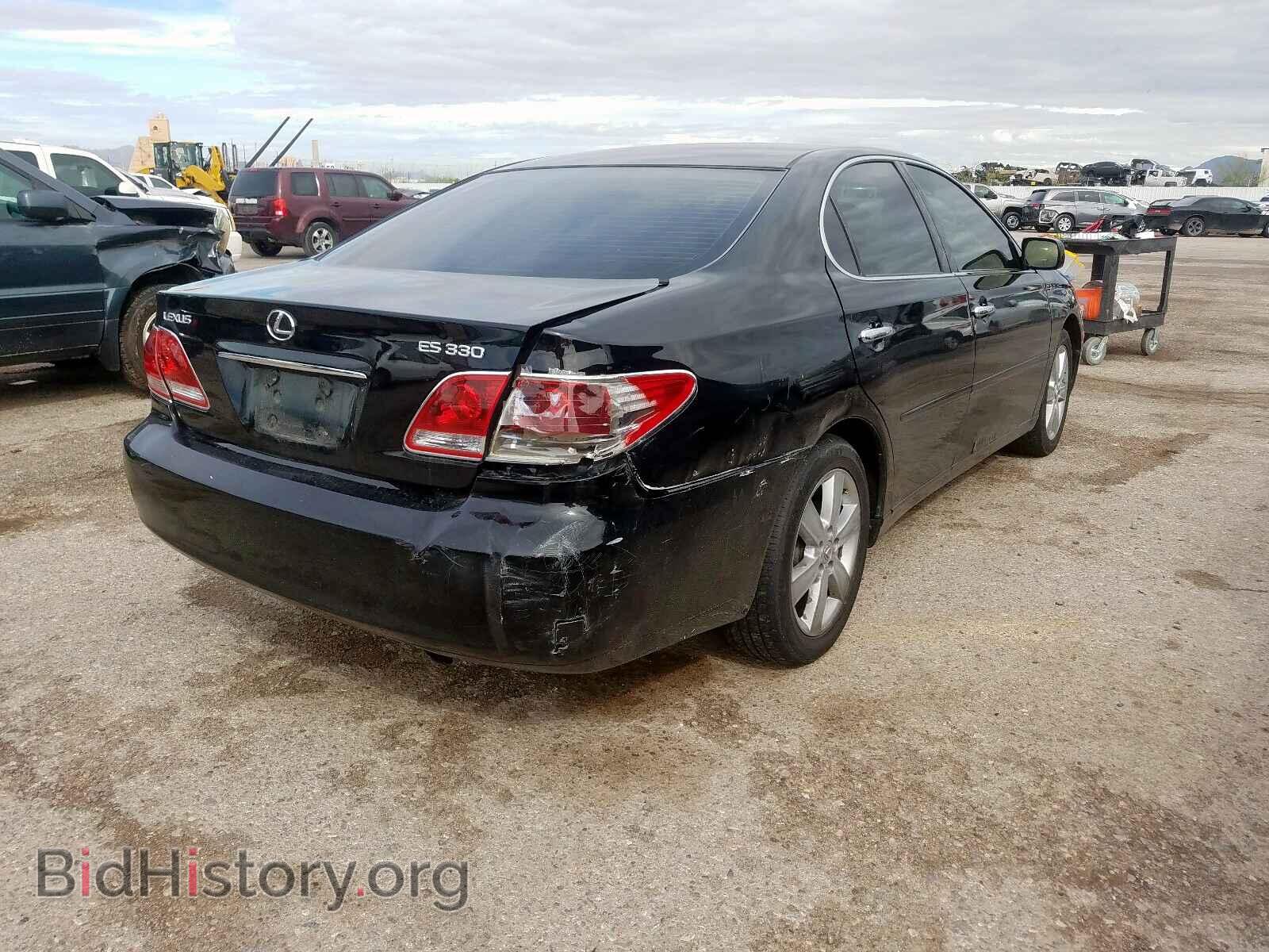 2005 LEXUS ES330 - VIN: JTHBA30G855074148 - Фото 4