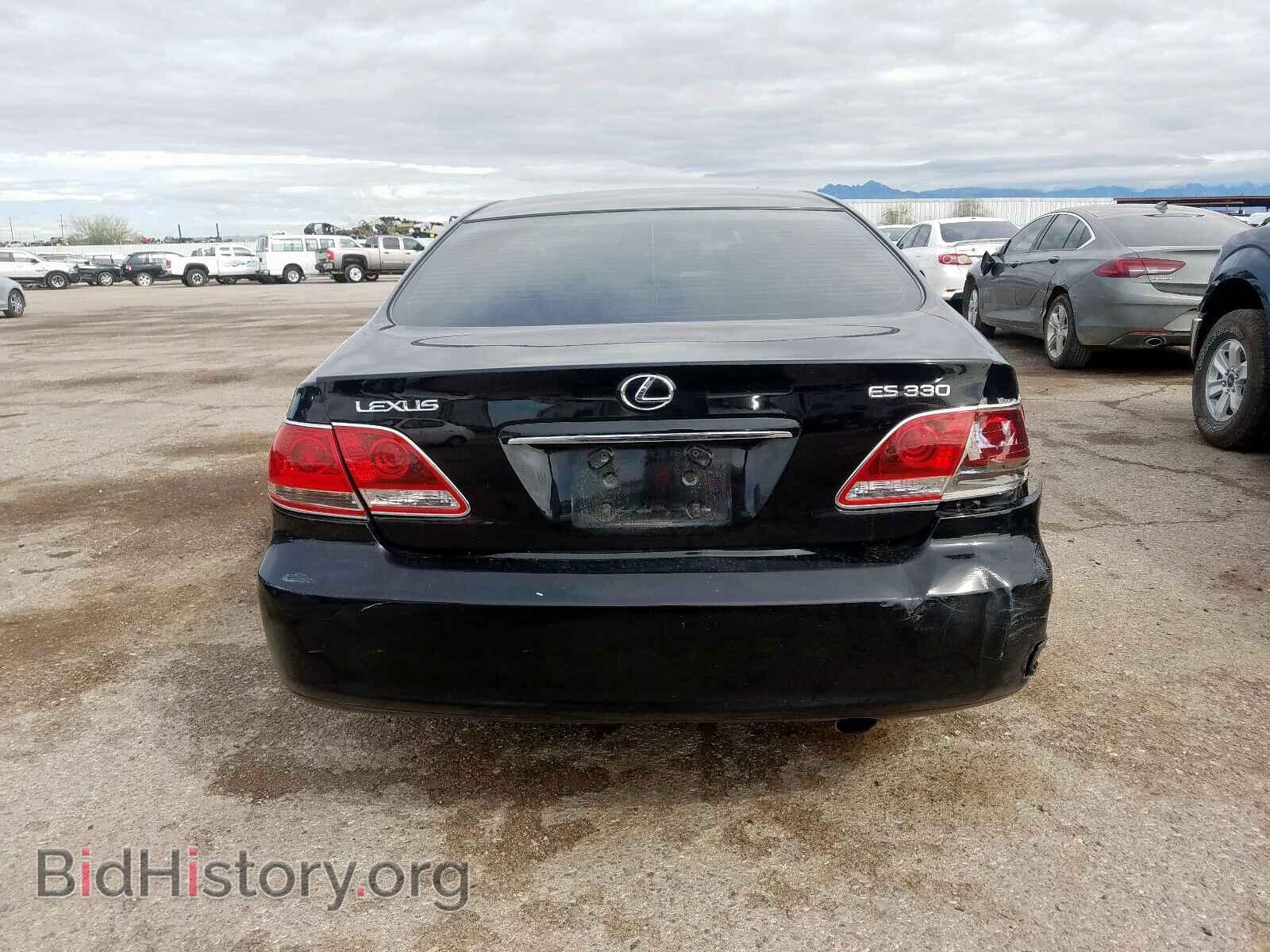 2005 LEXUS ES330 - VIN: JTHBA30G855074148 - Фото 9