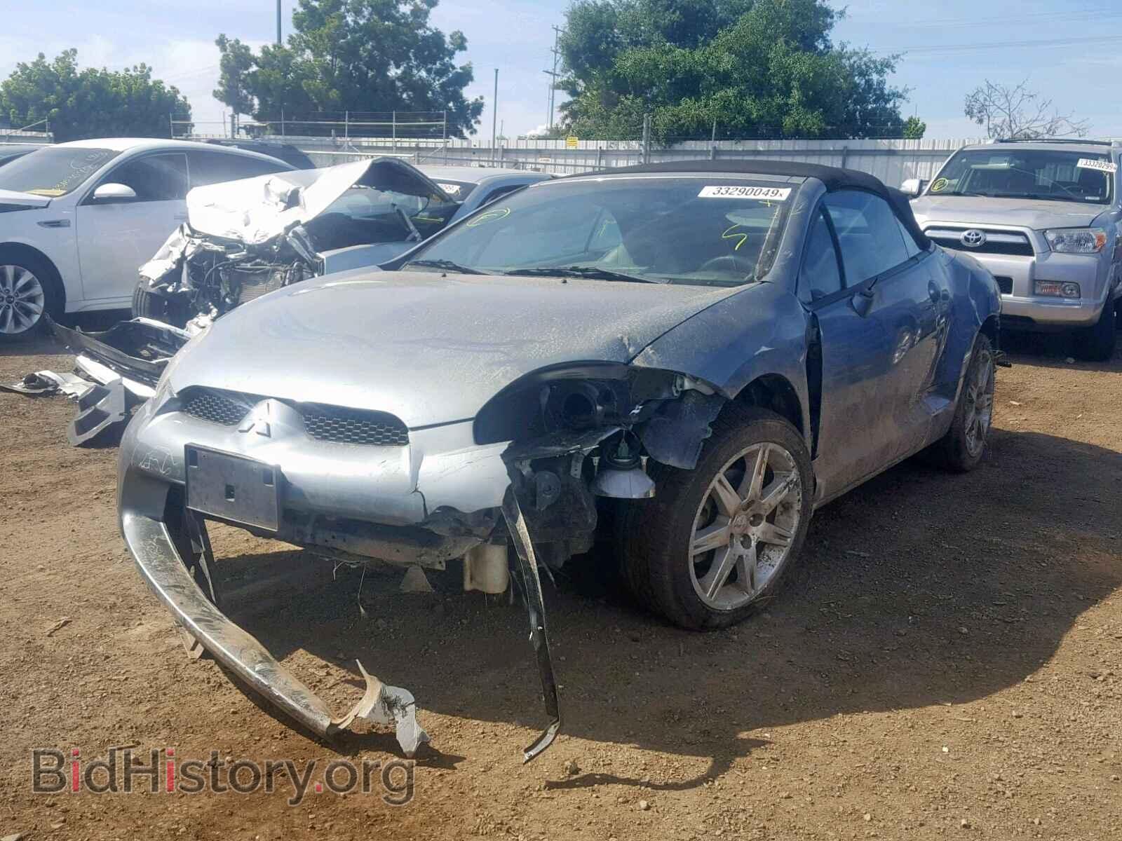 2008 MITSUBISHI ECLIPSE - VIN: 4A3AL35T98E001112 - Фото 2