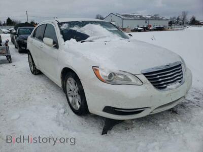 2013 Chrysler 200 200 LX, white — VIN 1C3CCBAB4DN698576, Copart