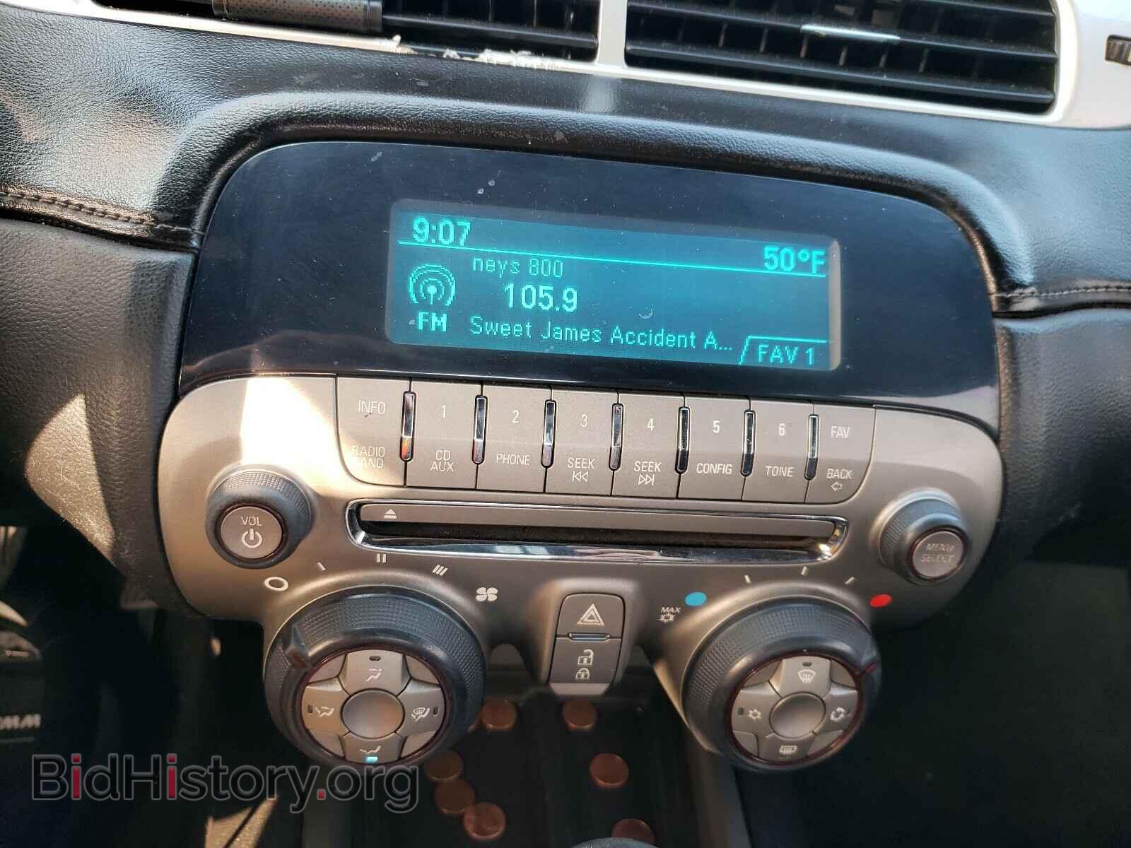 2012 CHEVROLET CAMARO - VIN: 2G1FA1E30C9212366 - Фото 9