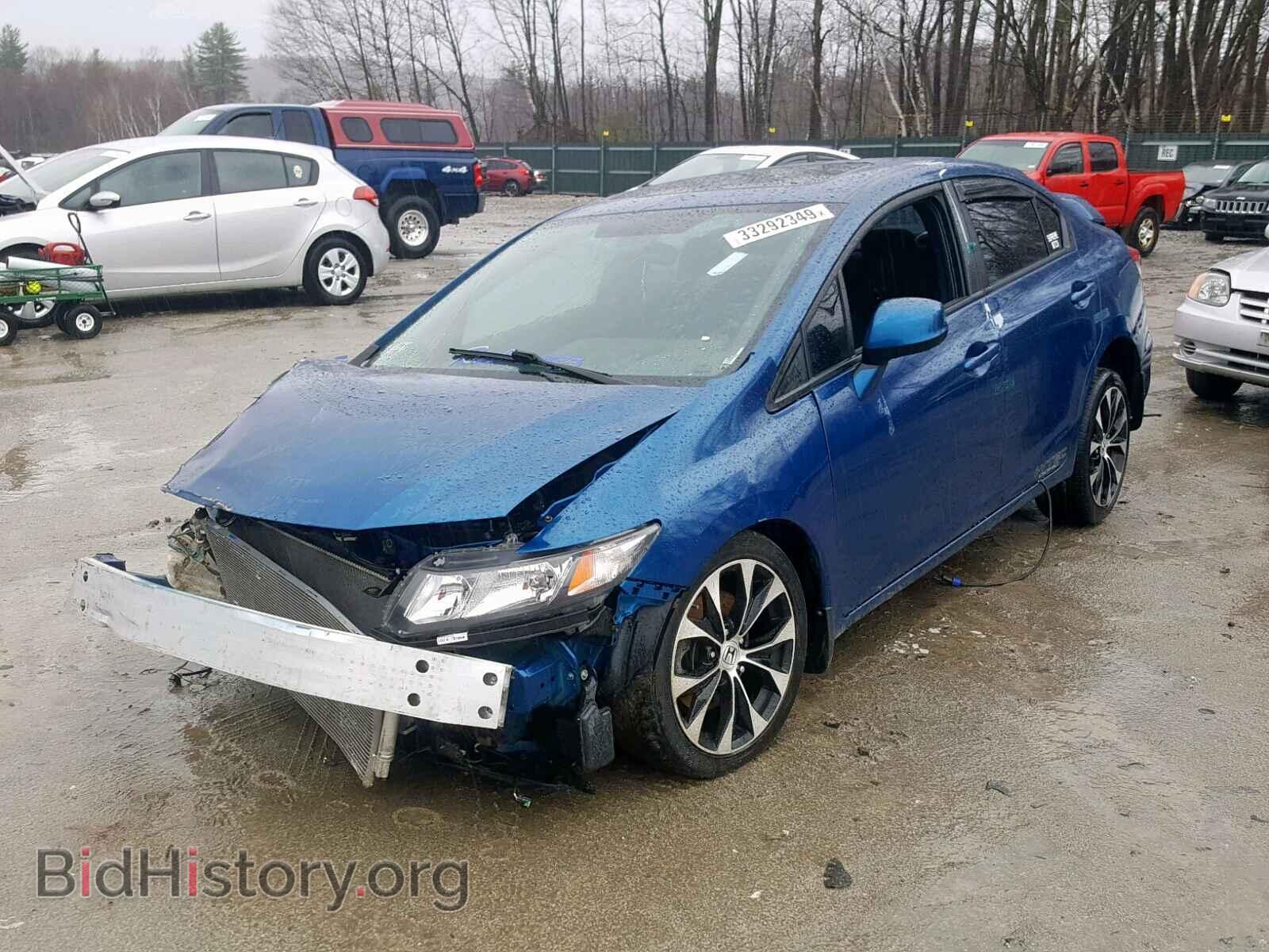 2013 HONDA CIVIC - VIN: 2HGFB6E50DH705511 - Фото 2