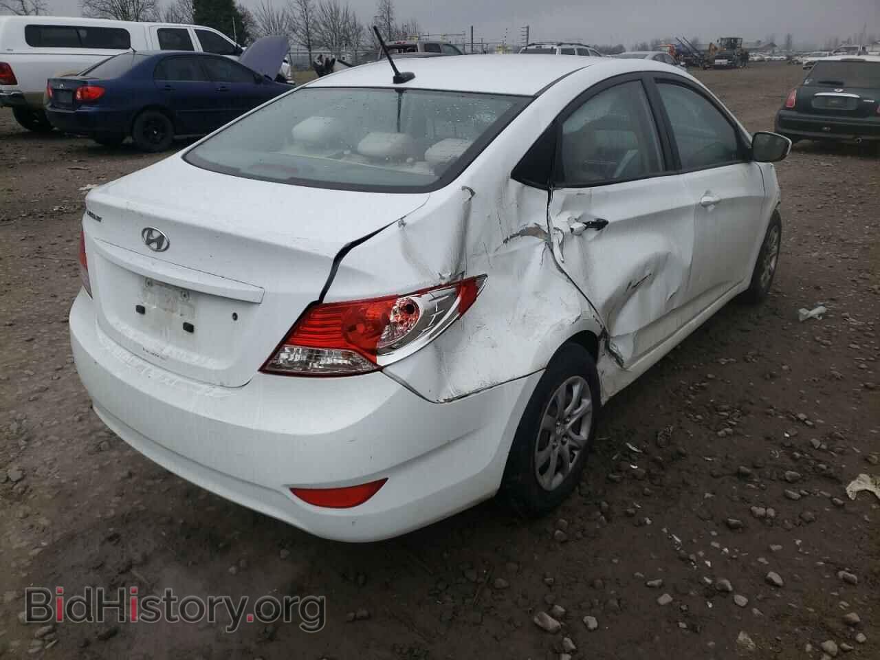 2014 HYUNDAI ACCENT - VIN: KMHCT4AE6EU629683 - Фото 4