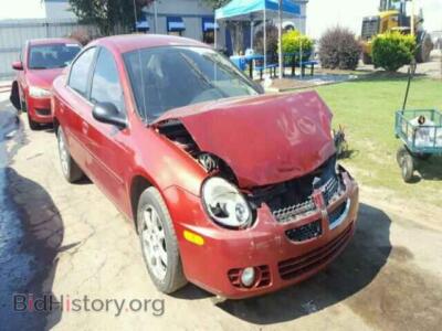 2004 Dodge NEON Neon SXT, maroon — VIN 1B3ES56C24D541971, Copart