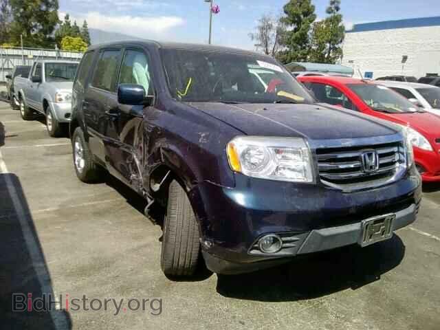 Photo 5FNYF3H52CB003166 - HONDA PILOT EXL 2012