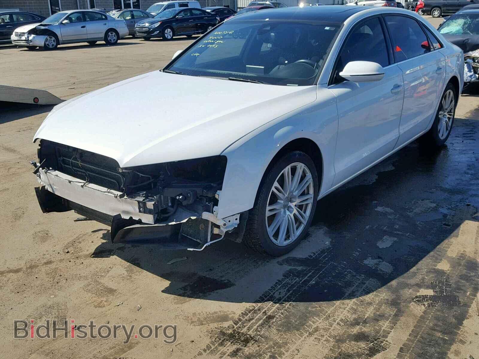 2013 AUDI A8 - VIN: WAURGAFDXDN024654 - Фото 2