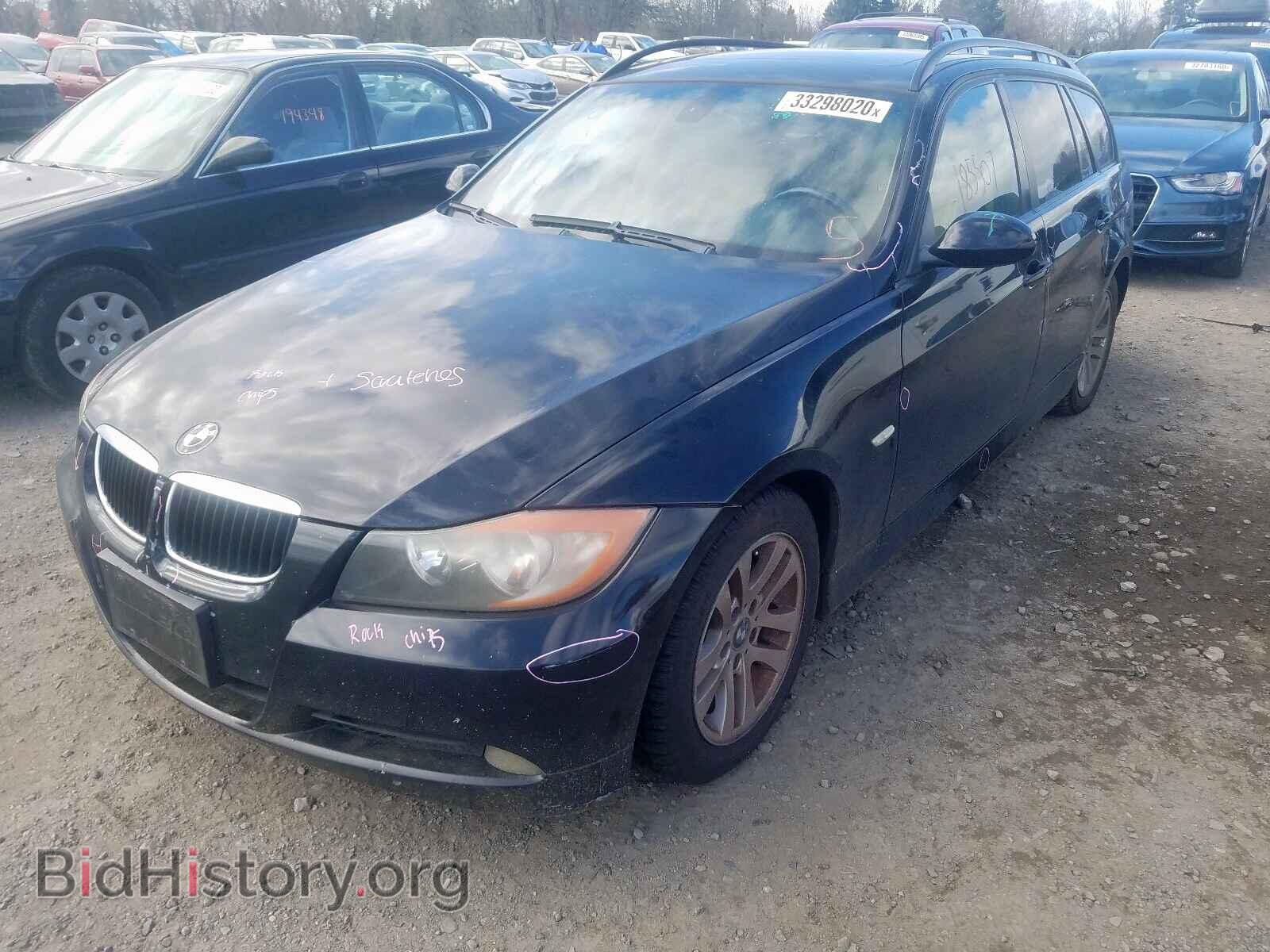 2007 BMW 3 SERIES - VIN: WBAVS13577FX15357 - Фото 2