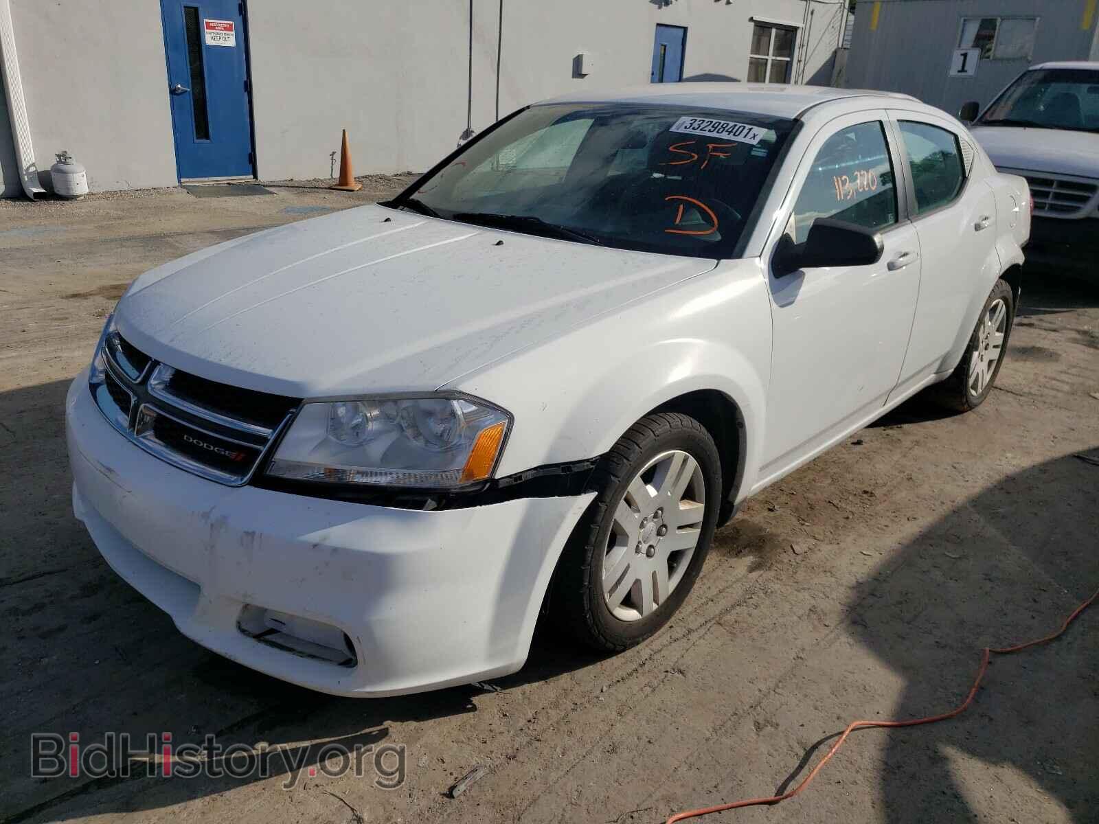 2013 DODGE AVENGER - VIN: 1C3CDZAB0DN711703 - Фото 2