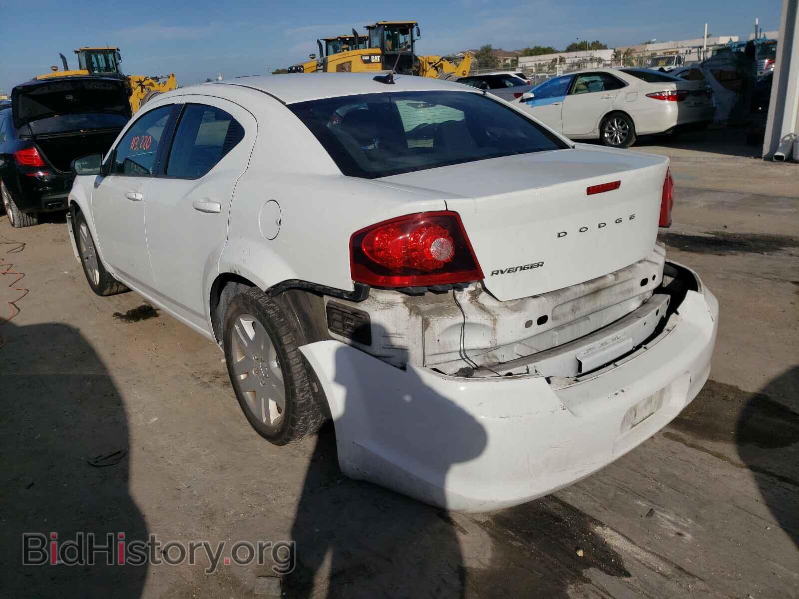 2013 DODGE AVENGER - VIN: 1C3CDZAB0DN711703 - Фото 3