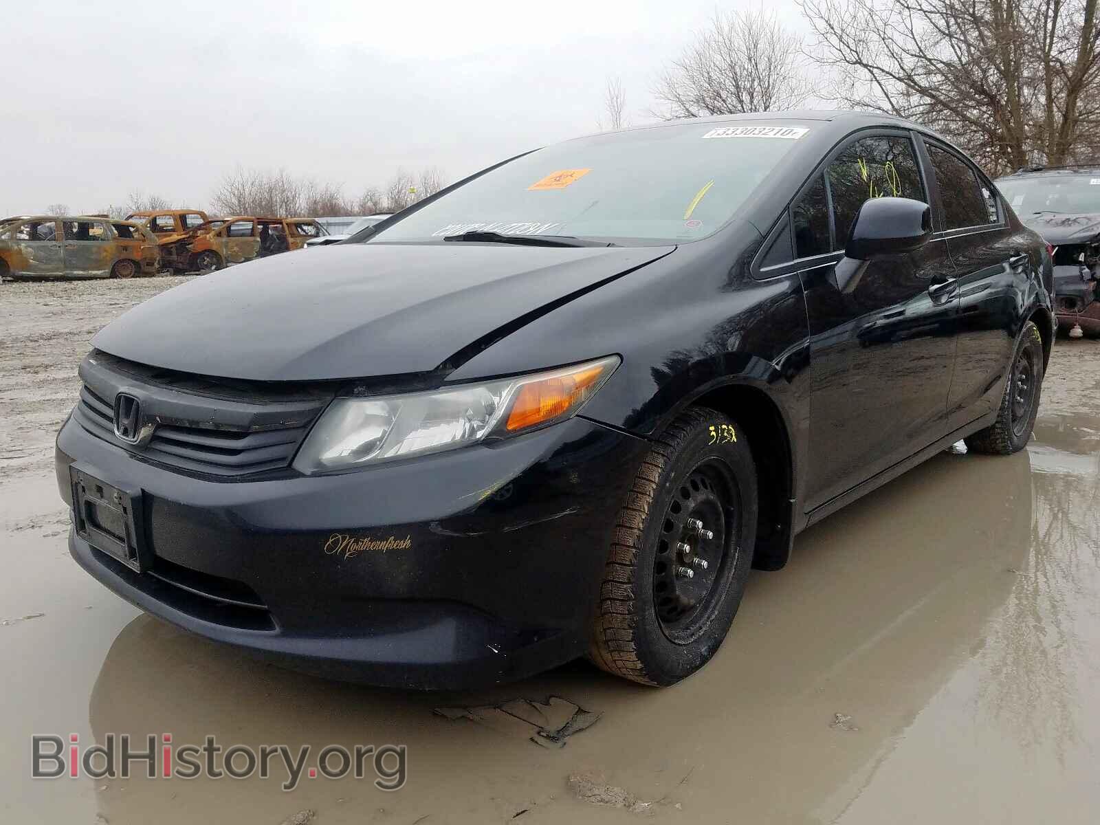2012 HONDA CIVIC - VIN: 2HGFB2F45CH103975 - Фото 2