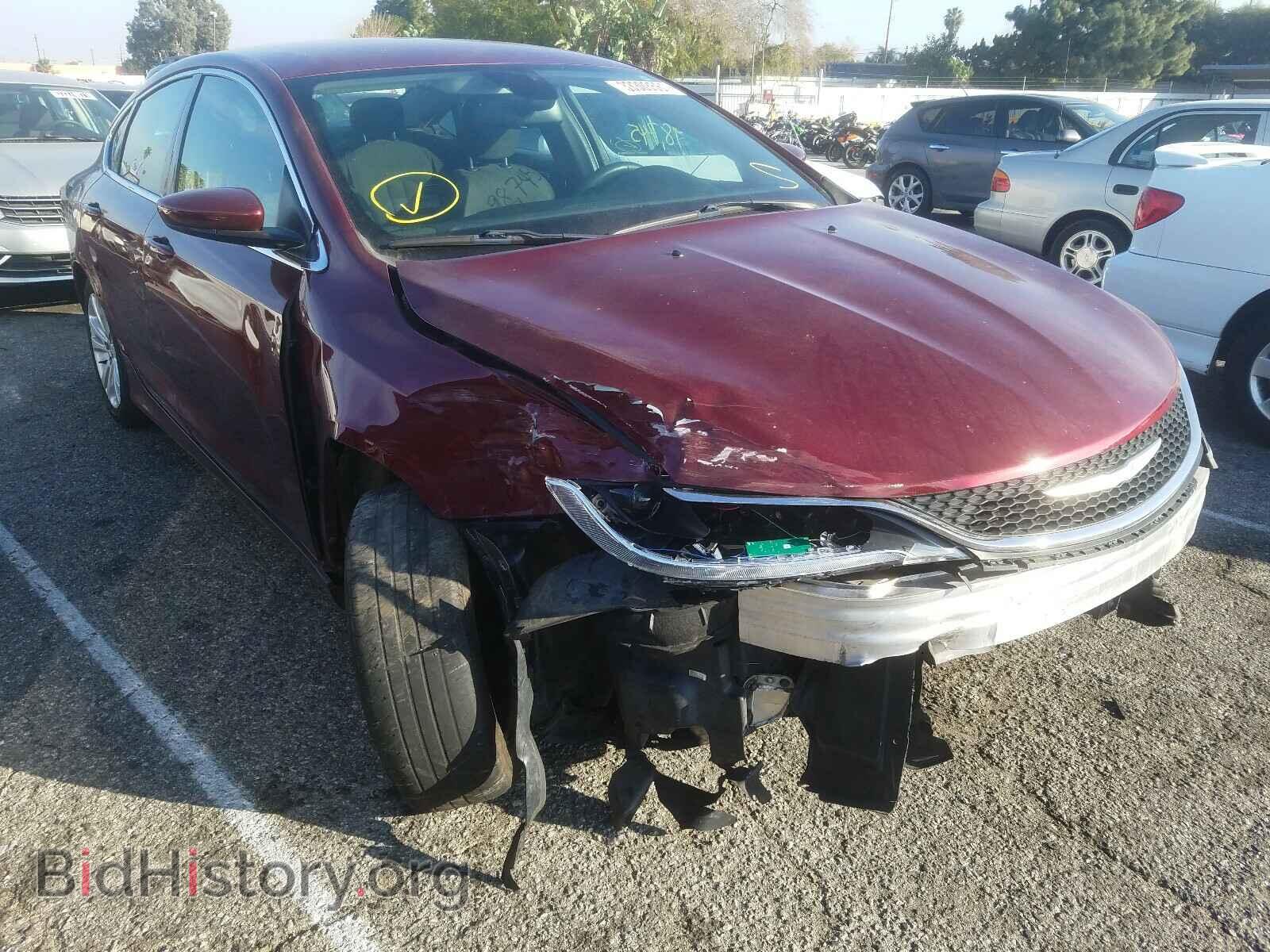 Фотография 1C3CCCAB9GN171210 - CHRYSLER 200 2016
