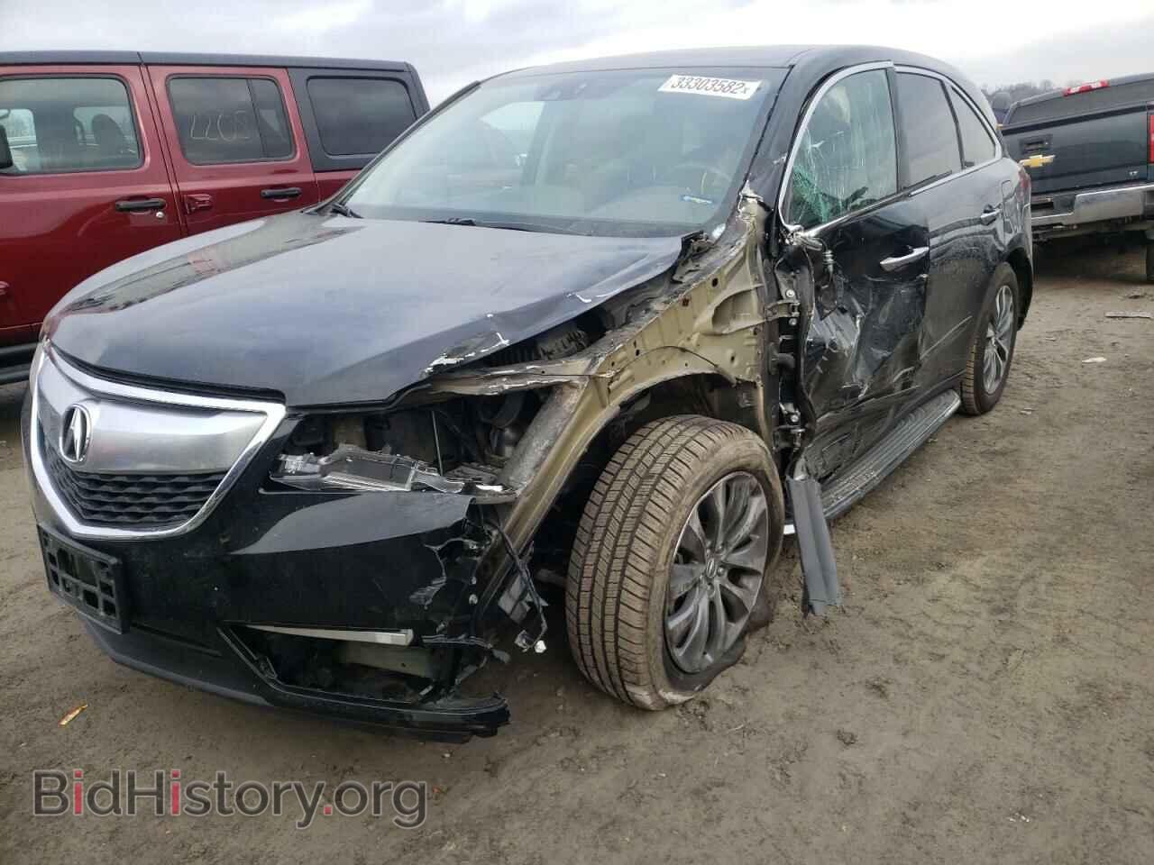 2014 ACURA MDX - VIN: 5FRYD4H65EB009596 - Фото 2