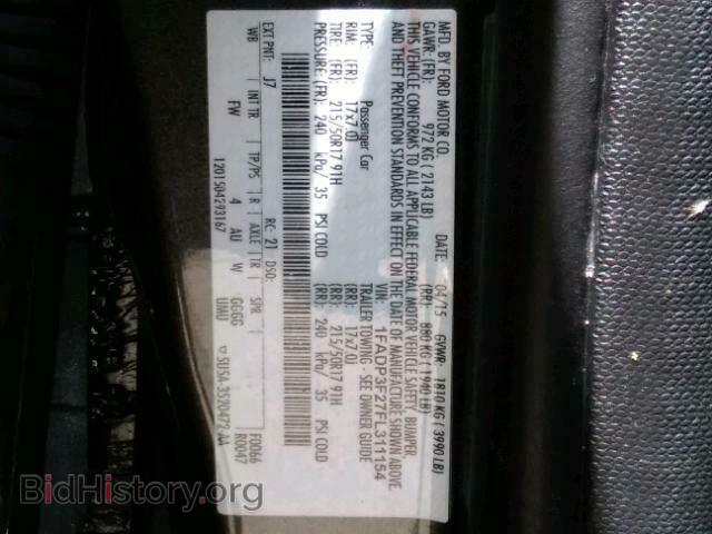 2015 FORD FOCUS - VIN: 1FADP3F27FL311154 - Фото 10